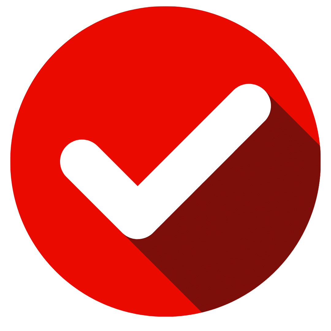 red check